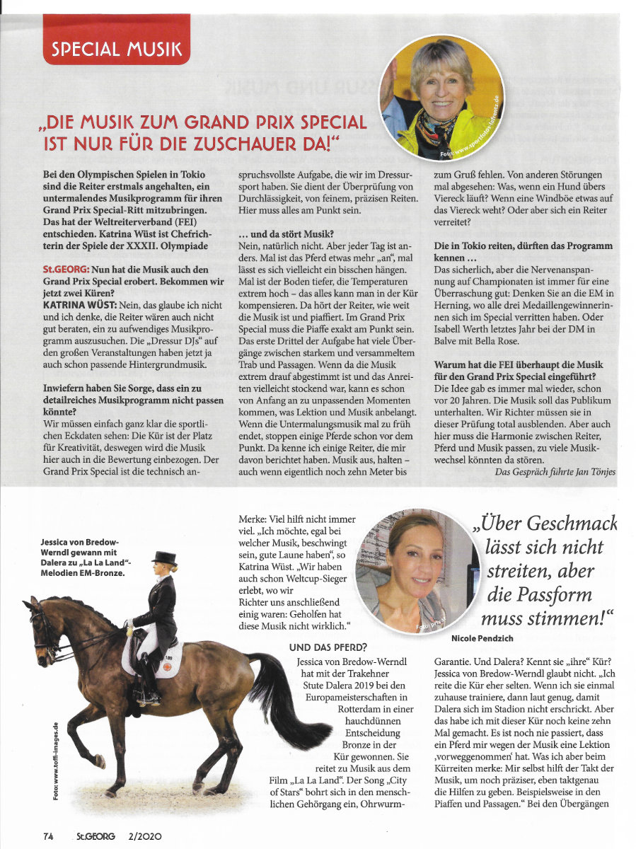 Artikel St. Georg - Kürmusik 2/2020 Seite 74